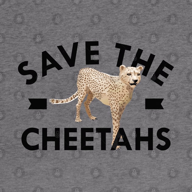 Cheetah - Save the cheetahs by KC Happy Shop